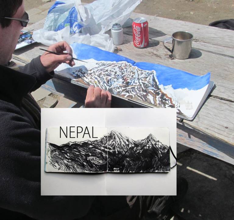 Nepal ABC  Sketchbook - 