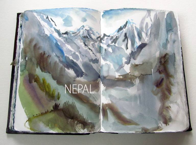 Nepal Everest Teahouse Sketchbook - 