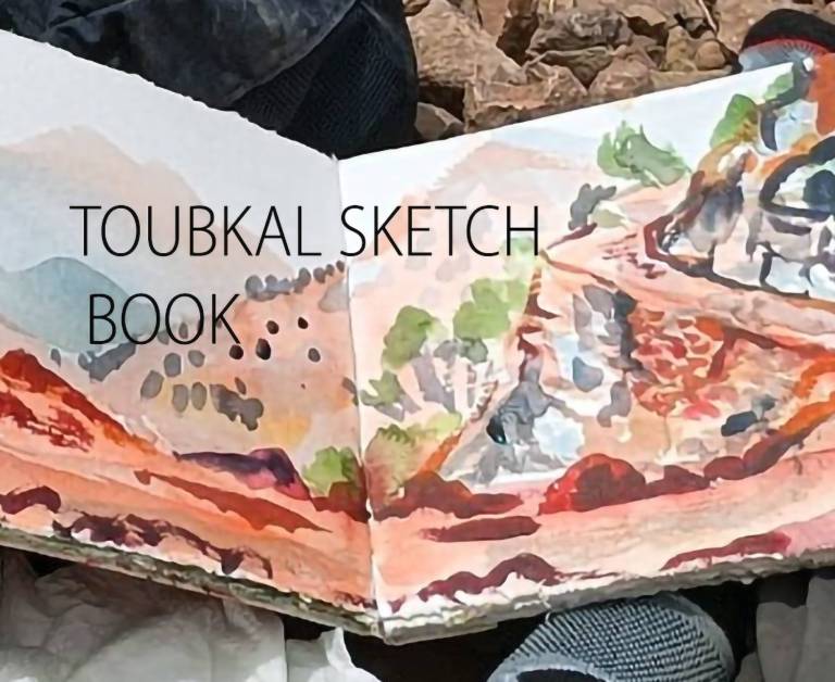 Sketchbook from the Mount Toubkal Climb, Morocco - 