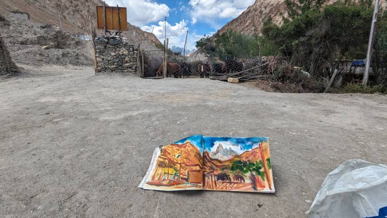 Markha Valley India Ladakh Sketchbook - 