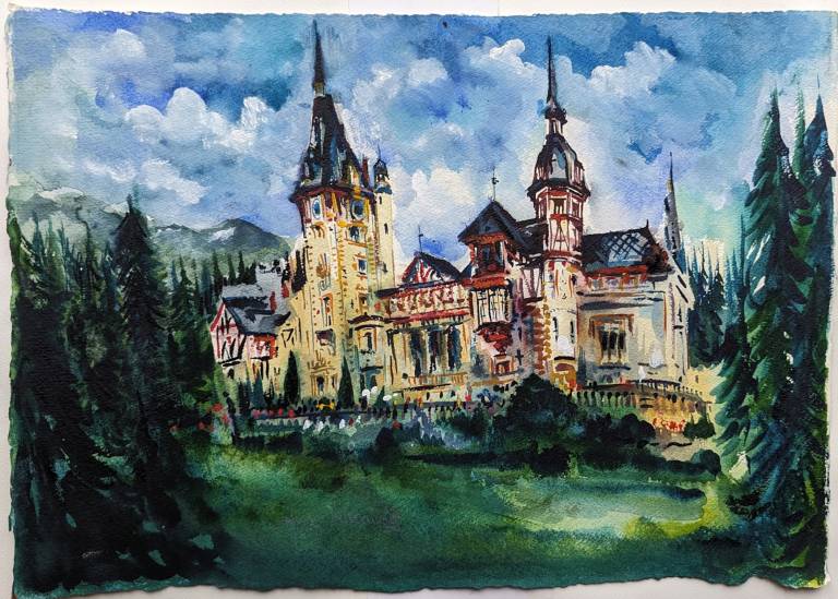 Peleș Castle near Sinaia, Transylvania, Romania - Neil Pittaway