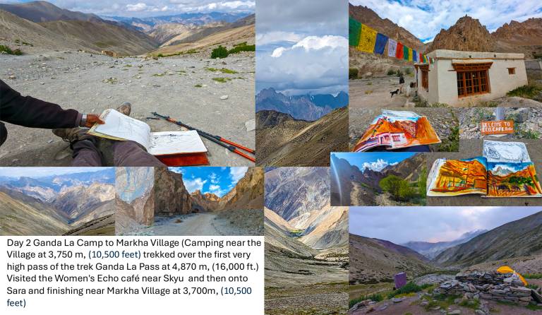 Day 2 Ganda La  Camp to Markha Village - Neil Pittaway