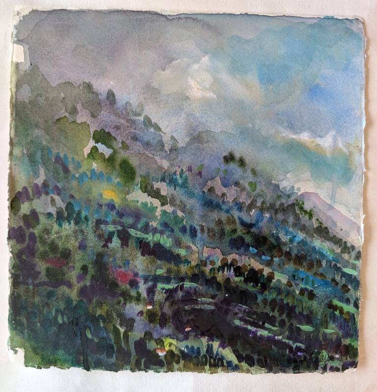 Monsoon in the mountains near Dhulikel, Nepal - Neil Pittaway