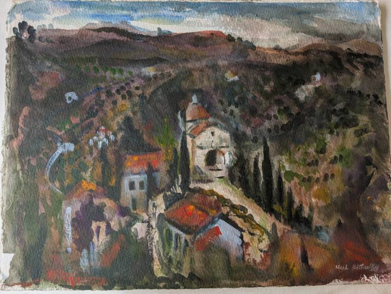 Above the Church of Santa Anna near Competa, Spain - Neil Pittaway