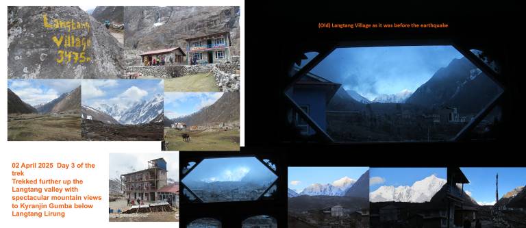 Old Langtang Village in the Langtang region of  Nepal - Neil Pittaway