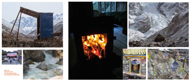 Views from Kyranjin Gompa to Lama Hotel, Langtang Valley, Nepal - Neil Pittaway