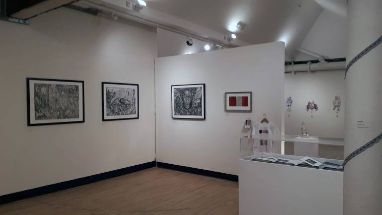 View of the Artists works in a group show at Dean Clough Arts, Halifax, UK - Neil Pittaway