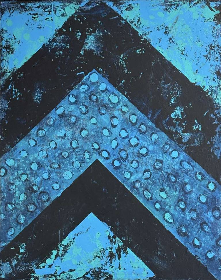 blue abstract 1 - Louise Kidd