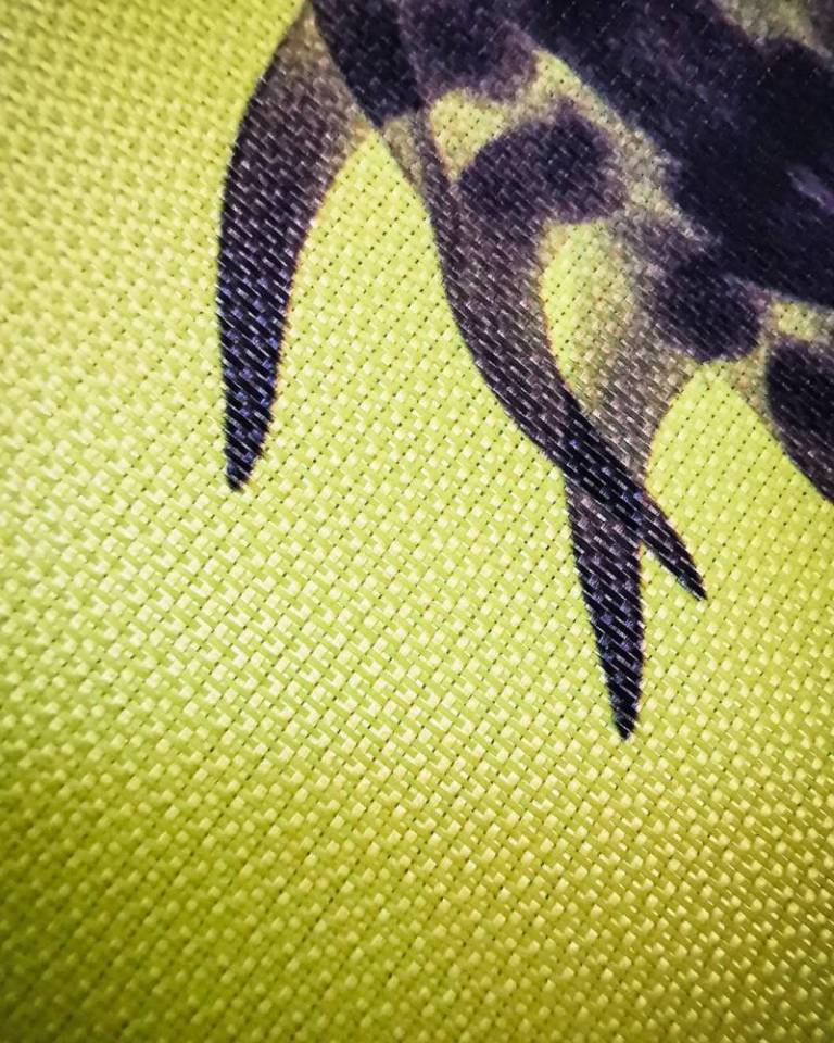 ☢ Surfboard-mounted Fibre Print - 