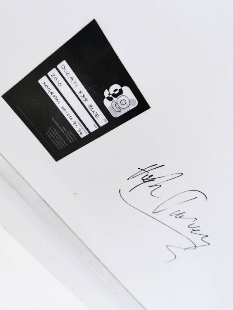 Ducati 888 Blue - Hugh Turvey