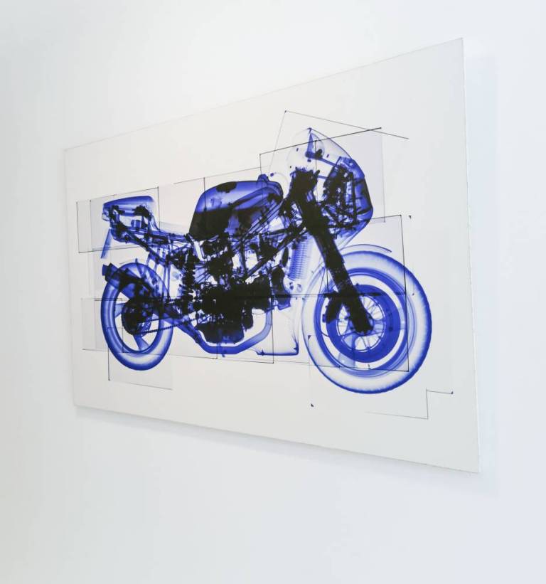 Ducati 888 Blue - Hugh Turvey