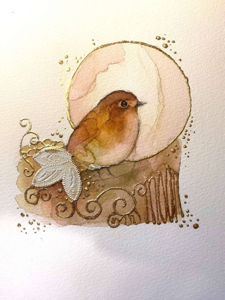 Fancy Pants meets the Moon SOLD - Jilly Henderson