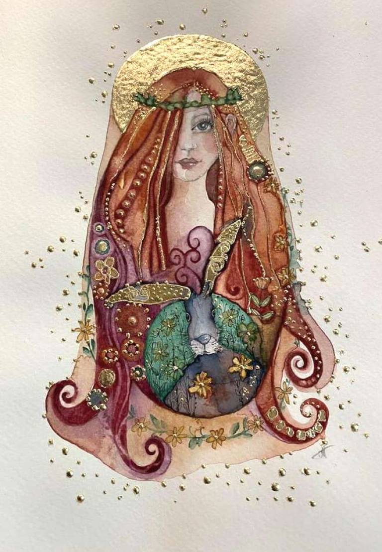 Spring Goddess SOLD - Jilly Henderson
