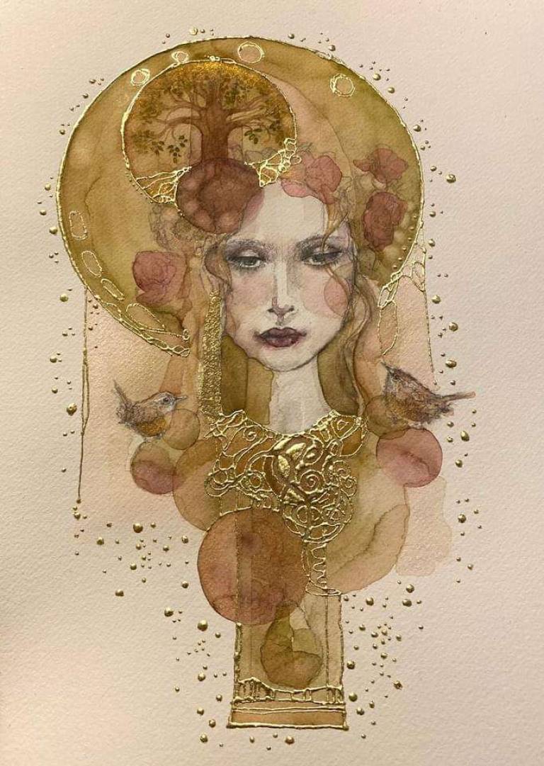 Brianna and the Pear SOLD - Jilly Henderson