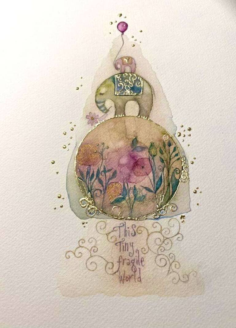 This Tiny Fragile World SOLD - Jilly Henderson