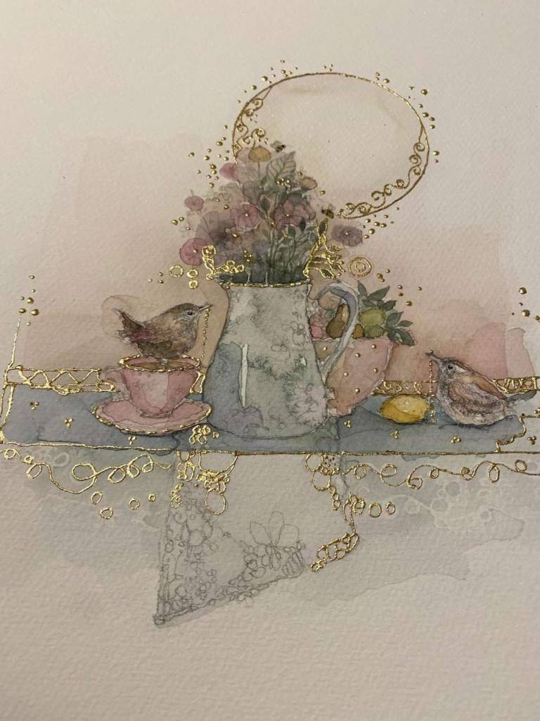 Still Life with Wrens - Jilly Henderson