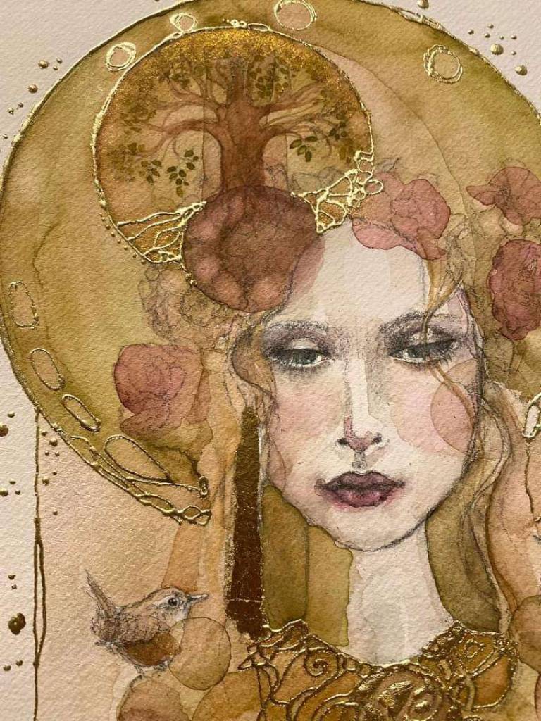 Brianna and the Pear SOLD - Jilly Henderson