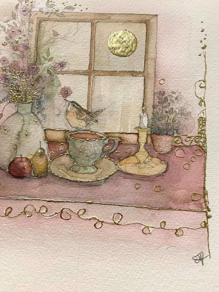 Sitting on the Windowsill SOLD - Jilly Henderson