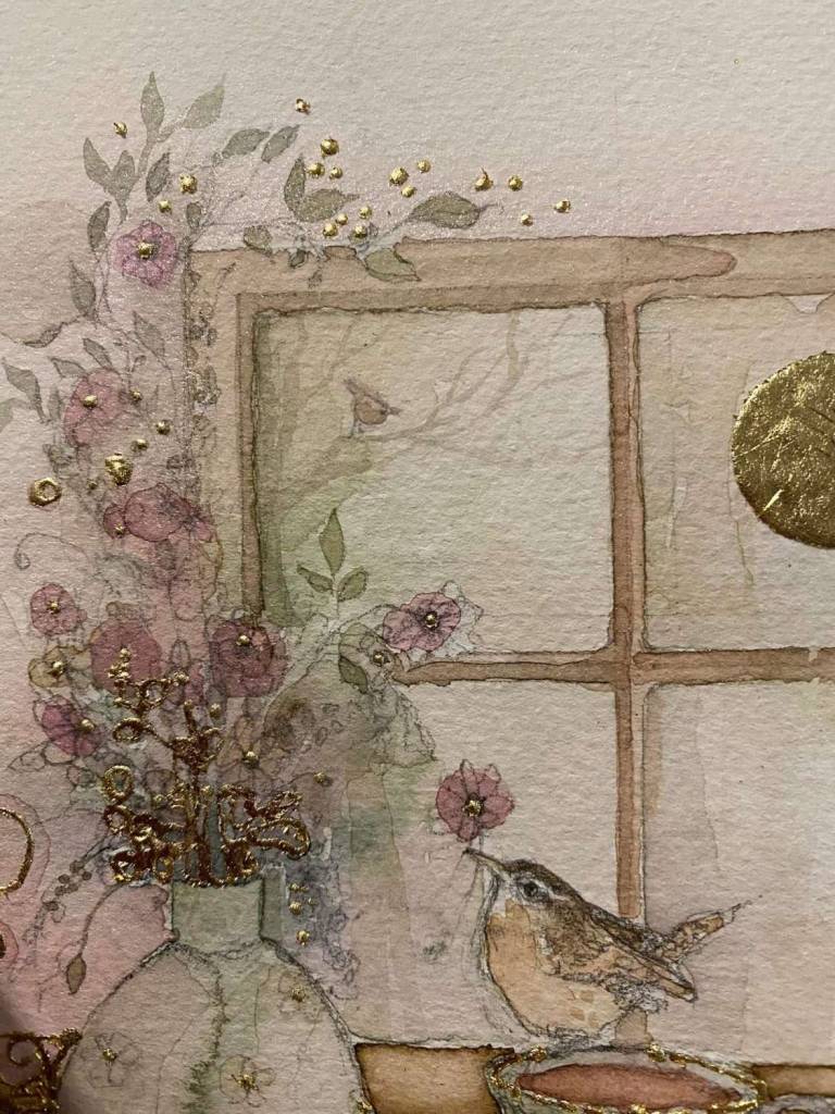 Sitting on the Windowsill SOLD - Jilly Henderson