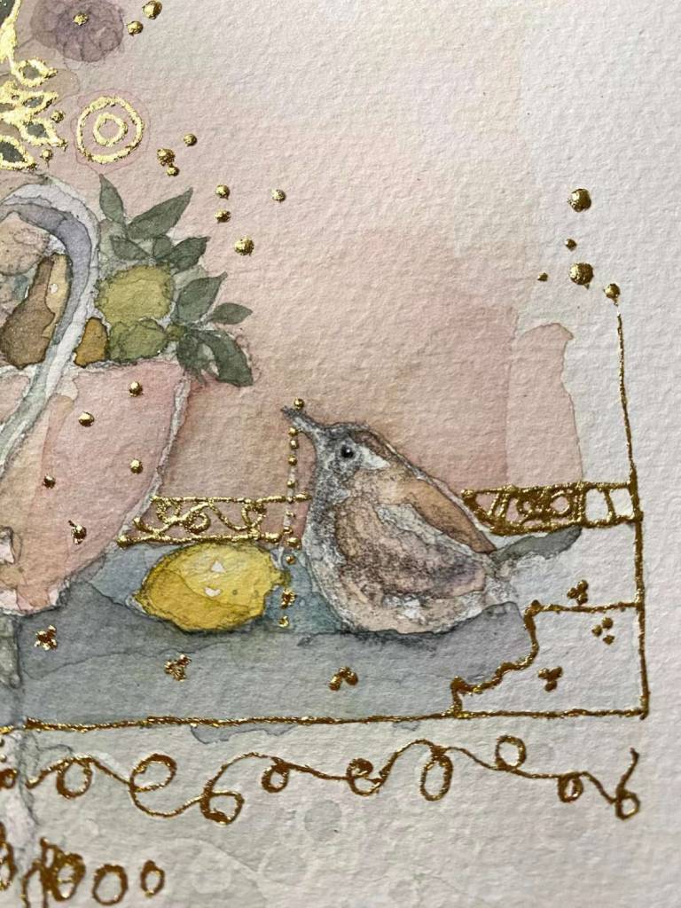 Still Life with Wrens - Jilly Henderson