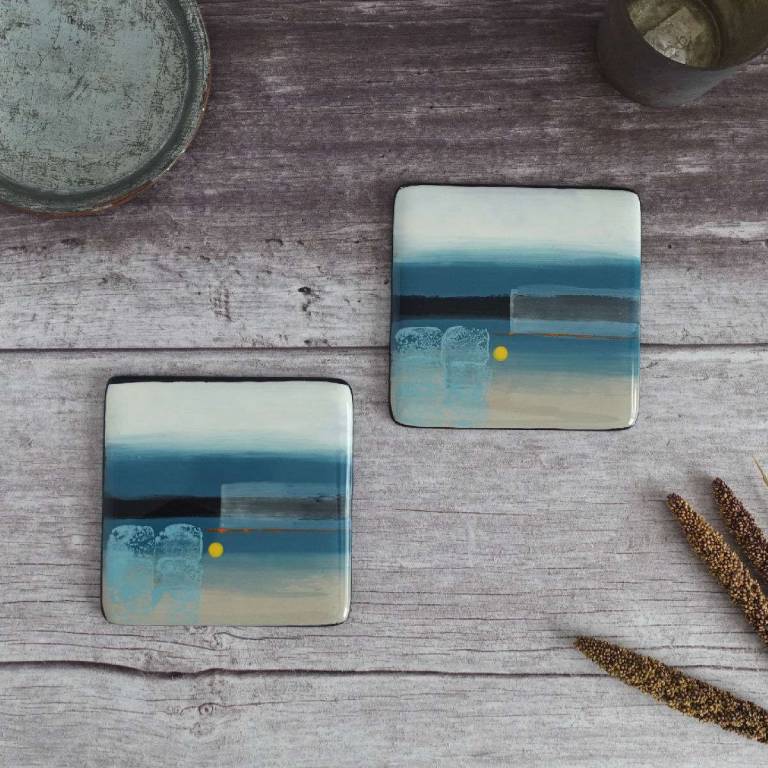 Abstract Minis - Aquamarine Sands - Jenny Hoole