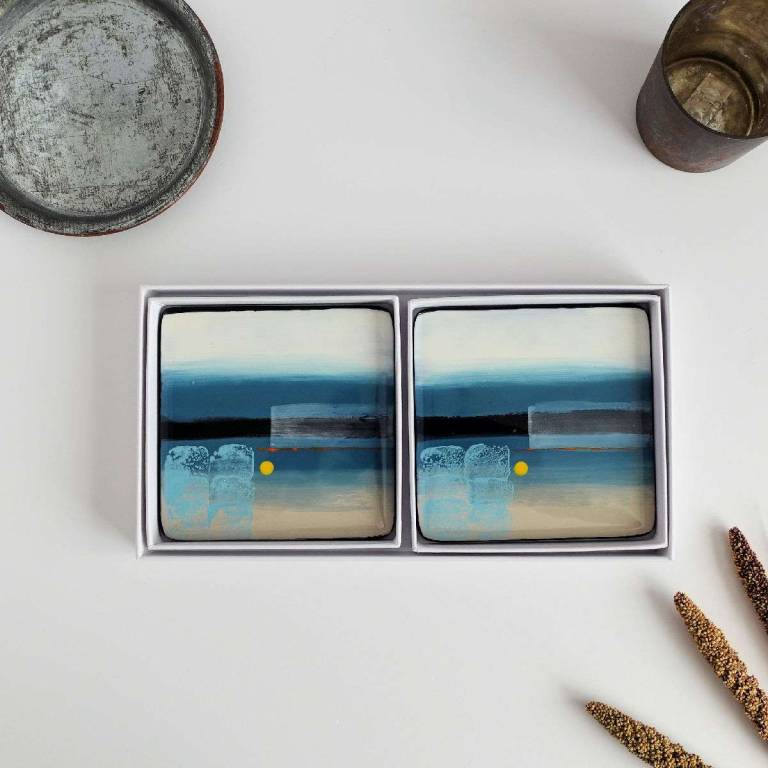 Abstract Minis - Aquamarine Sands - Jenny Hoole