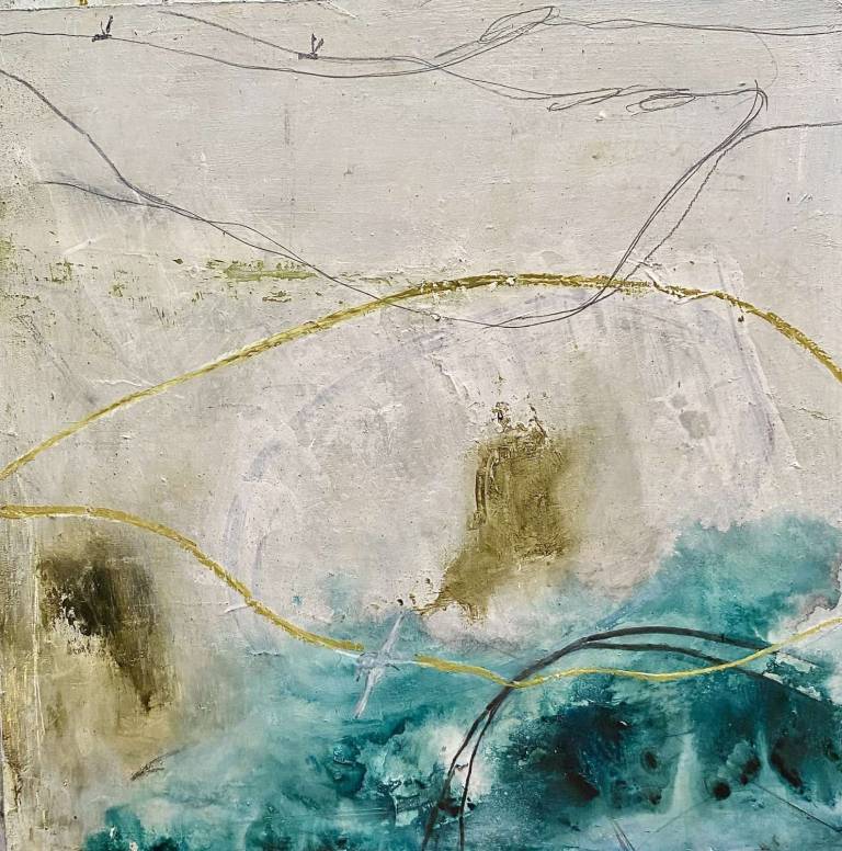 Fulmar Wheeling at Point o' Stoodle - Bev Campbell