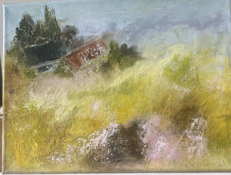 Red Roofed Barn - Bev Campbell