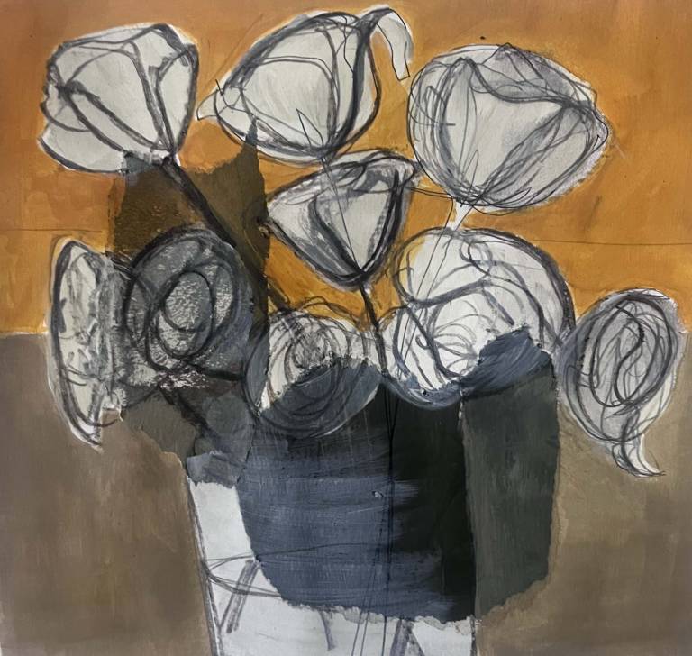 white roses - Bev Campbell