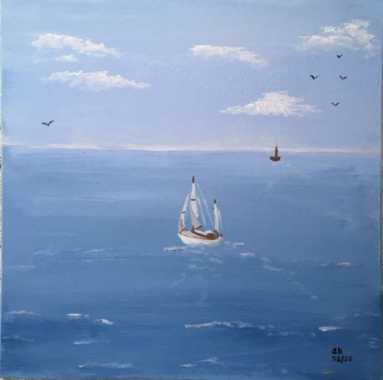 Sail boat - Sue L Davis