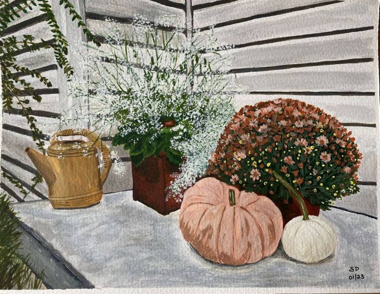 Porch still life - Sue L Davis