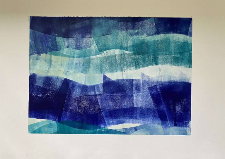 Blue Sea I - Sue L Davis