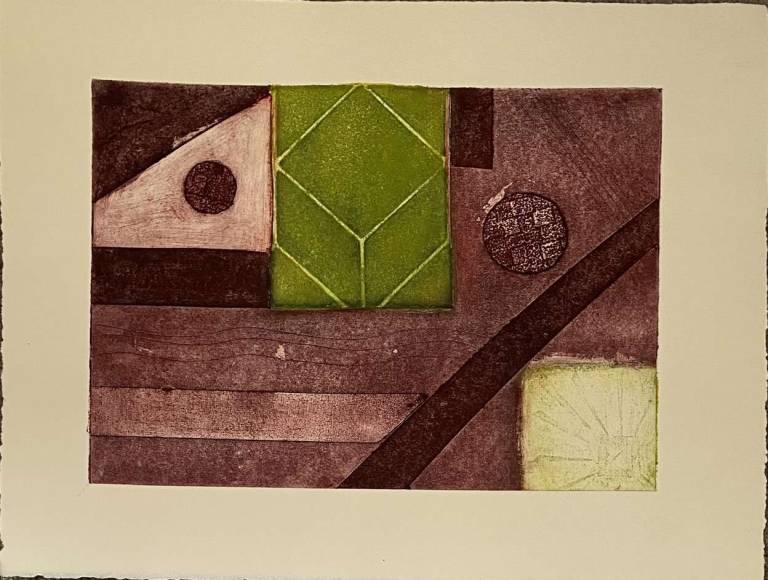 Brown geometric - Sue L Davis