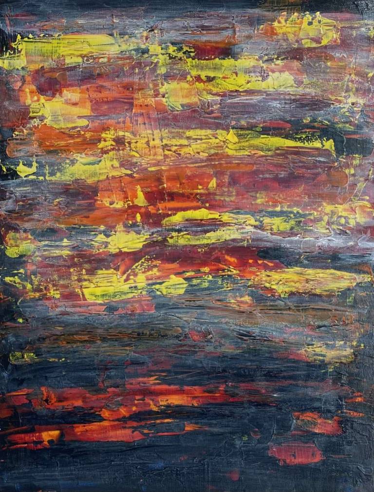 A fiery sunset - Sue L Davis