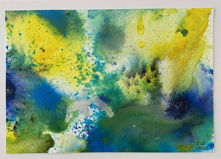 Blue & yellow IV - Sue L Davis