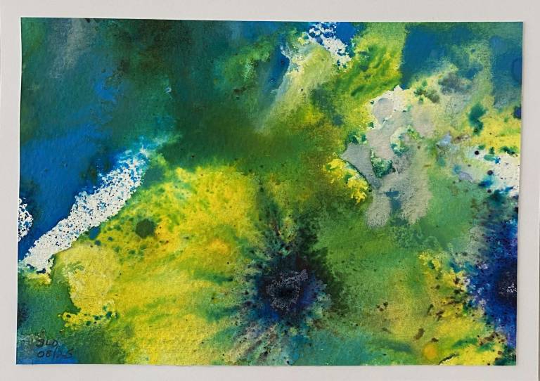 Blue & yellow VIII - Sue L Davis