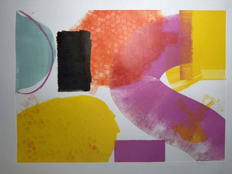 Untitled Abstract Print III - Sue L Davis