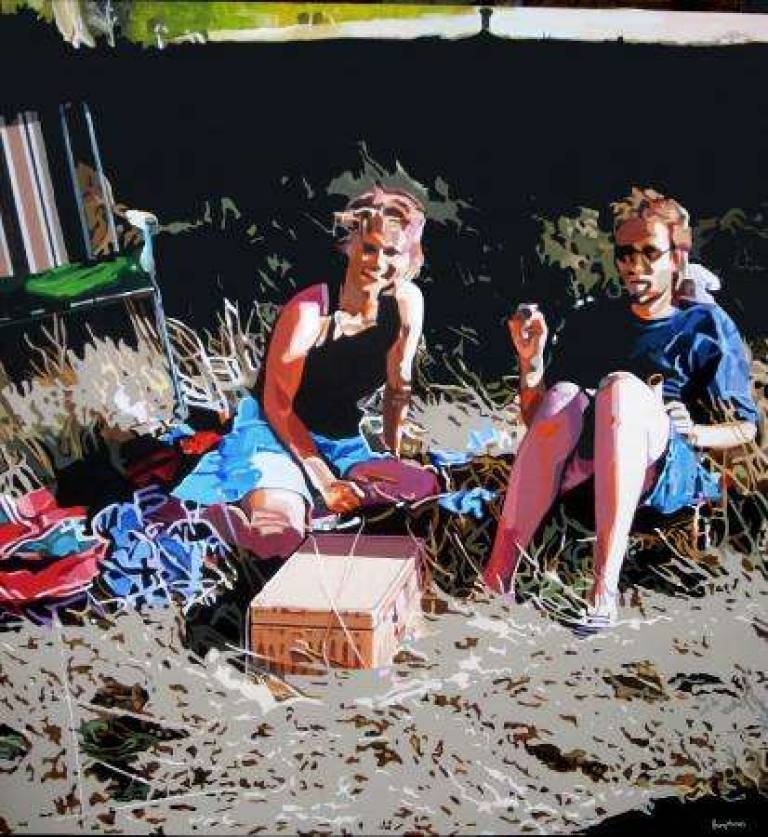 Lunch on the grass - Déjeuner sur l'herbe - Alan Humphries