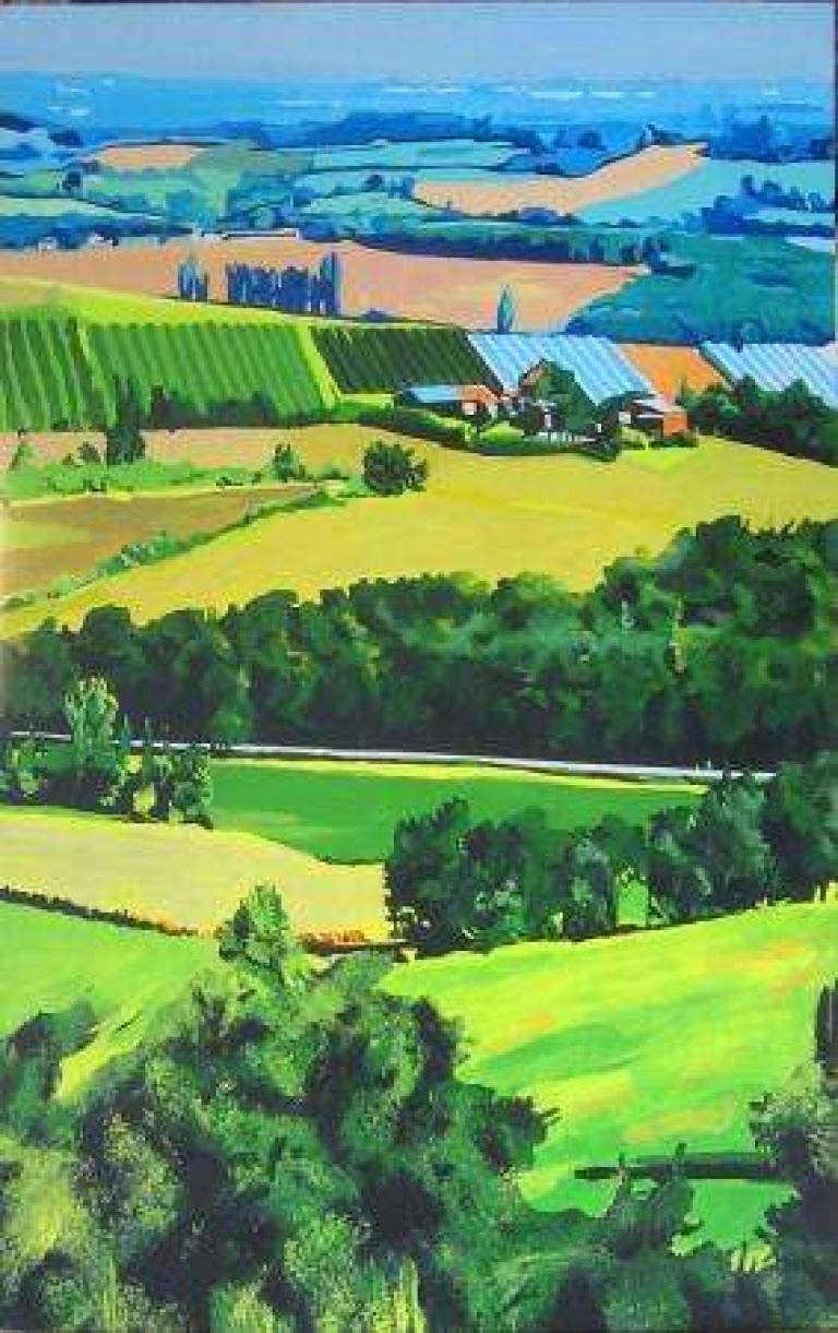 Landscape 1, autumn arriving  -  Paysage 1, l'automne arrive - Alan Humphries