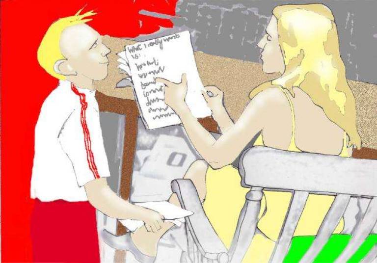 Childrens book illustration: Kathryn Humphries What I Really Want - Alan Humphries