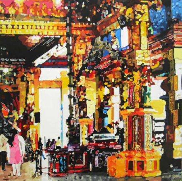 Hindu Temple, Matale Sri Muttu, Sri Lanka  -  Temple hindou, Sri Lanka - Alan Humphries