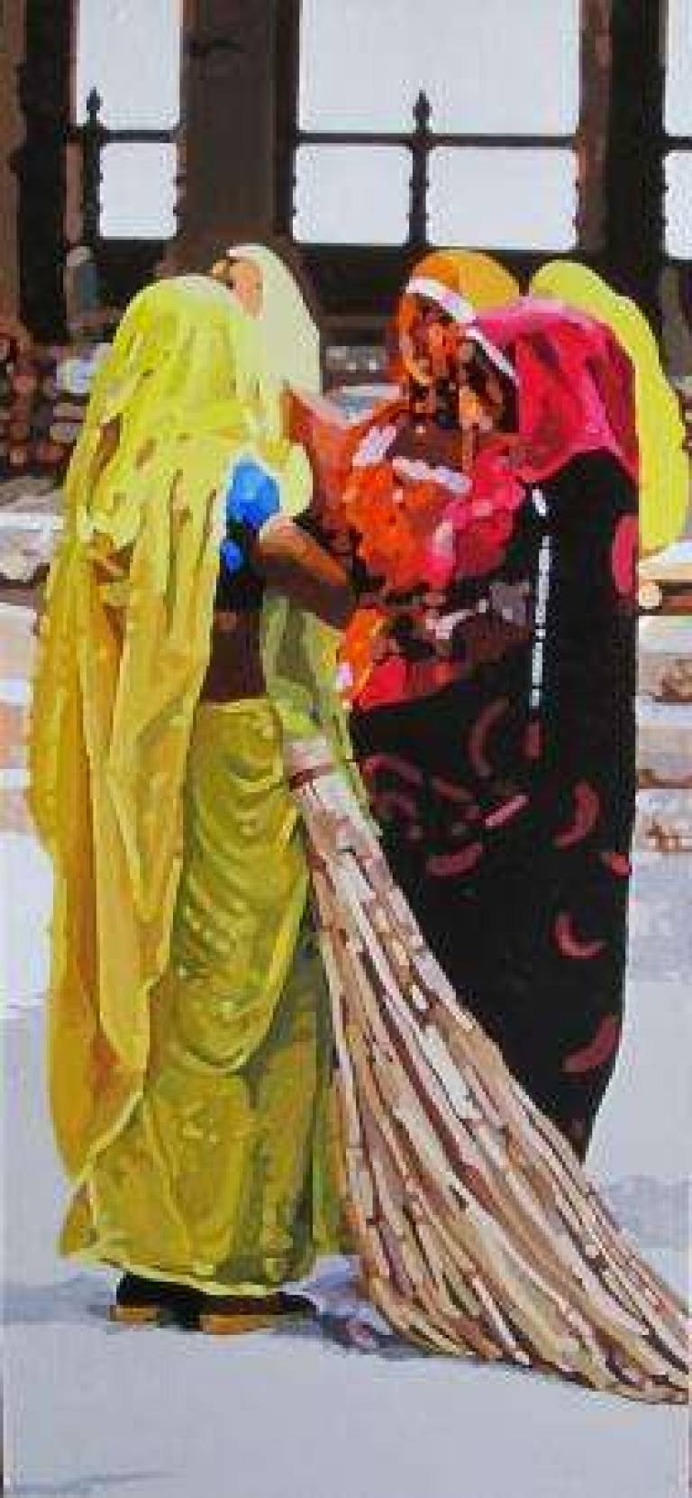 The meeting, Amer Fort, Jaipur, India  -  La rencontre, Fort Amer, Jaipur, Inde - Alan Humphries