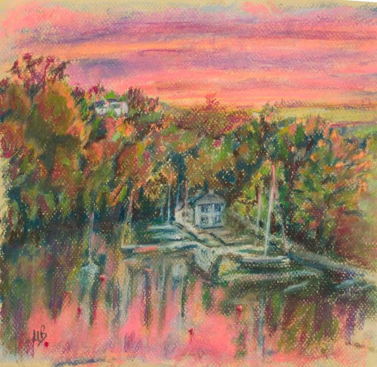 Port Navas, Equinox Sunset - Margaret   Beringer