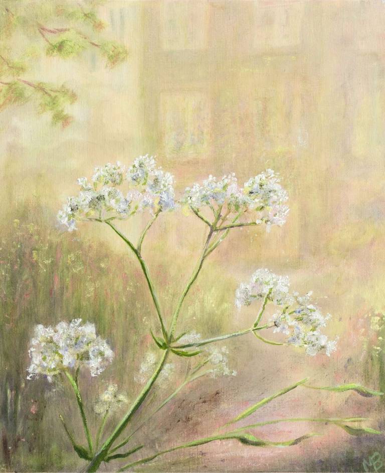 Inner Temple Gardens, White flowers - Margaret   Beringer