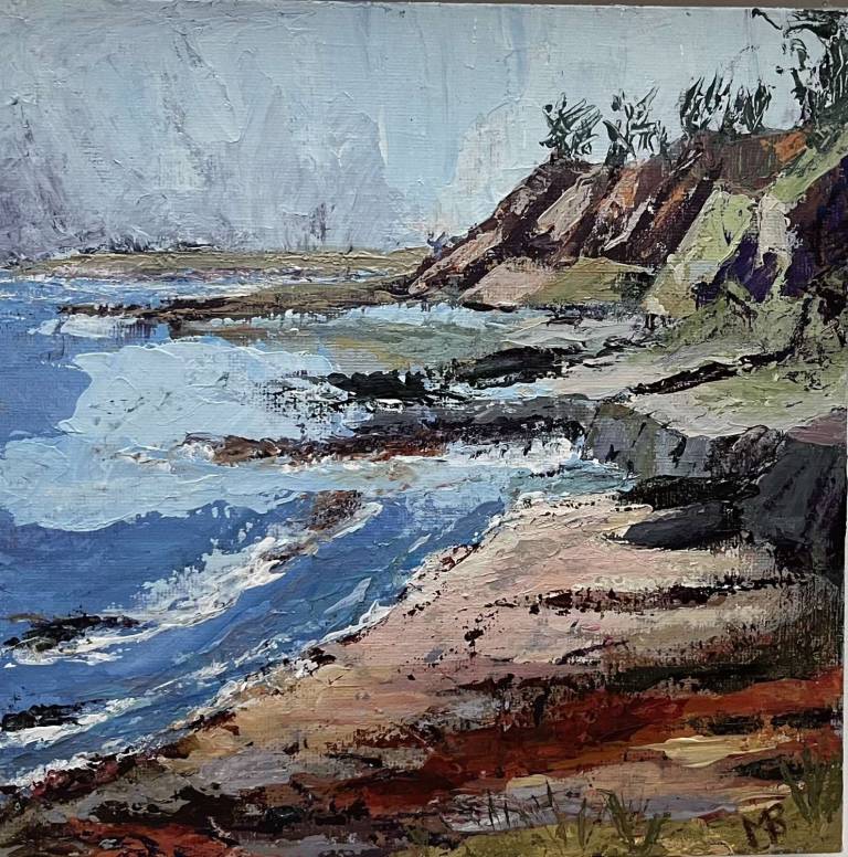 Helford River Cove, Windy Day - Margaret   Beringer