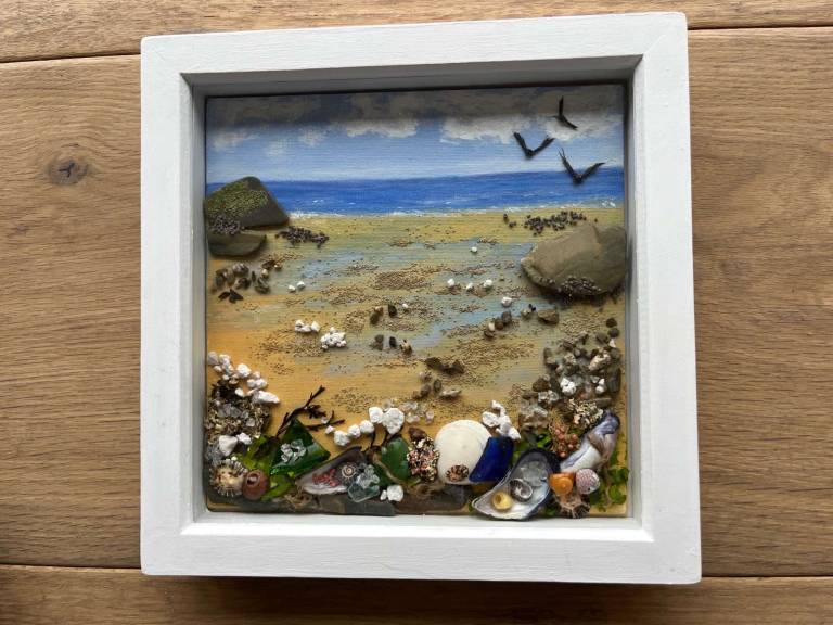 Beach Collage II - Margaret   Beringer