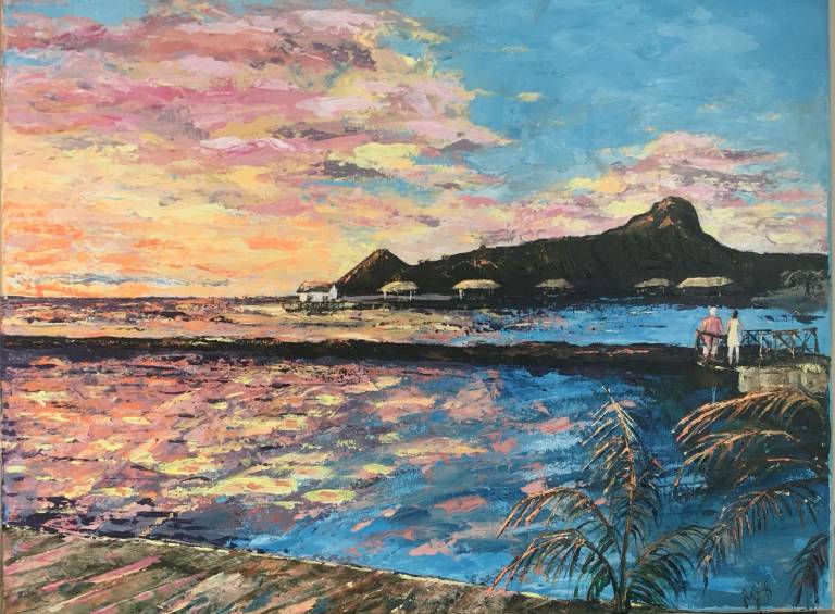 St Lucia Sunset I - Margaret   Beringer
