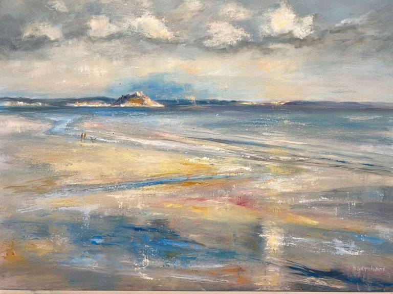 St Michael’s Mount Beachscape, Cornwall - Denise Orchard