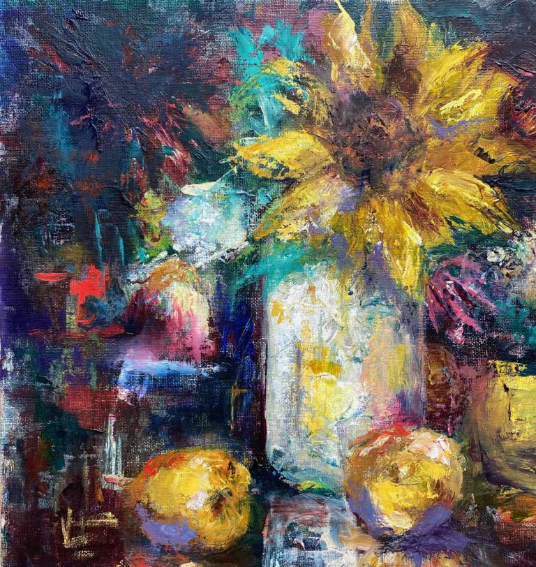 Sunflower With Quinces - Denise Orchard