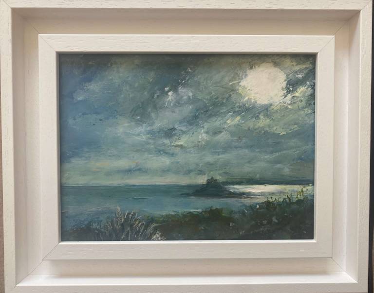 Fading Light, St Michael's Mount (Framed) - Denise Orchard